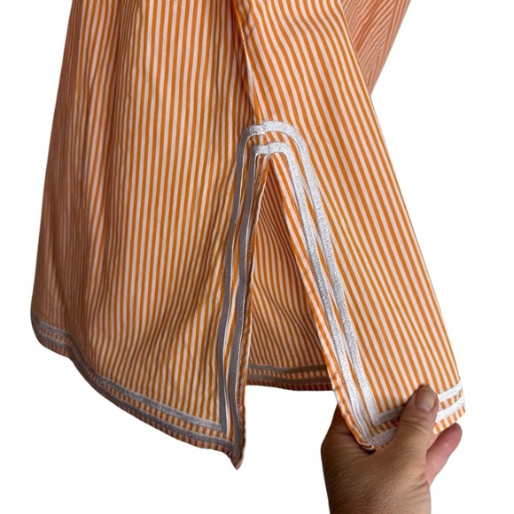 Gretchen Scott Tunic, The Reef Embroidered Top Blouse, EUC, Size XL - Picture 4 of 10